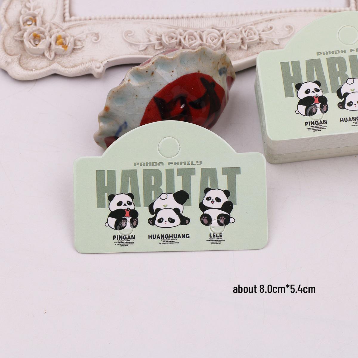 Двусторонняя цветная карточка-бирка для брелока с застежкой-карабином