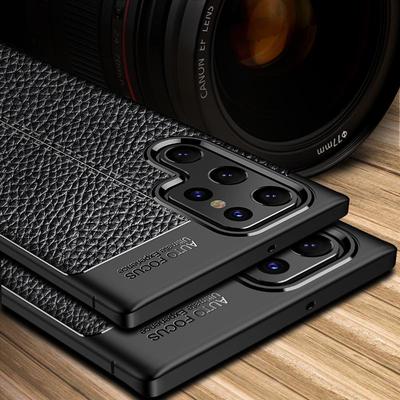For Samsung Galaxy S23 S22 Ultra Pro S21 Plus FE S20 A13 A22 A32 A52 A72 A14 A34 A54 A03S Note 20 Shockproof Leather Texture Case Cover
