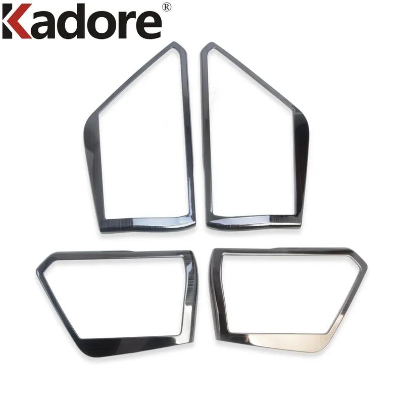 For Volkswagen VW T-Roc TROC 2017 2018  Steel Car Inner Door Audio Speaker Cover Trim Loudspeaker Frame Interior Accessories