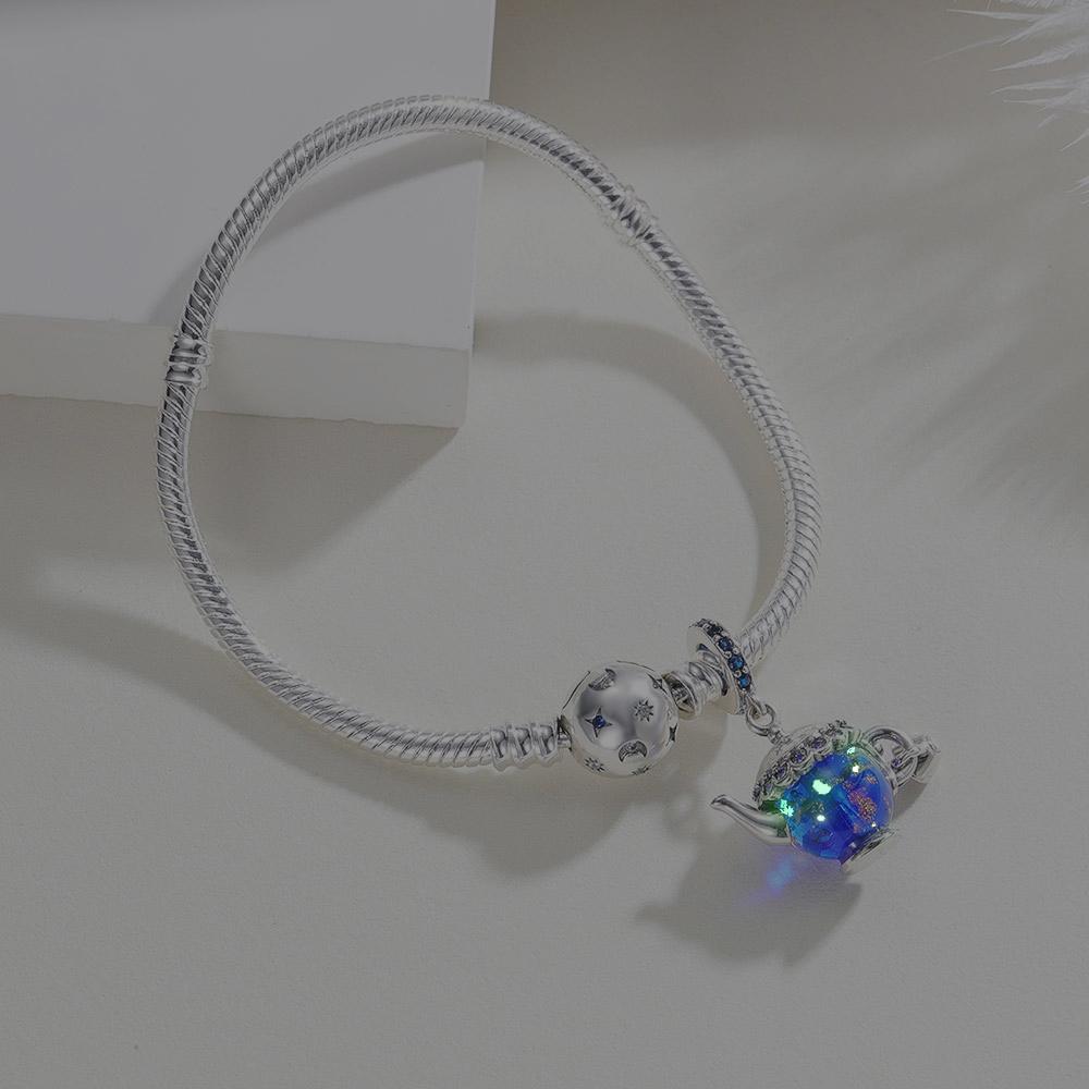 Copper Luminous Glass Charm Beads Are Suitable For Original Bracelet Diy Jewelry Making Design Women'S Gifts