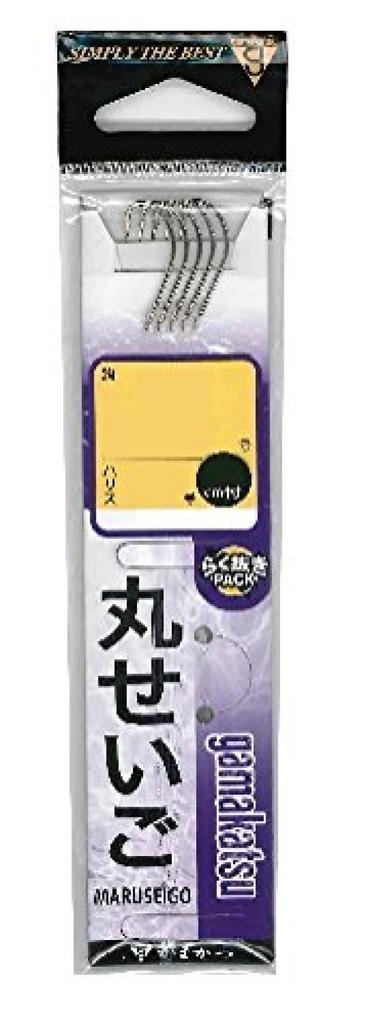 Gamakatsu Maru Seigo Hook with Thread, White, 60cm, Size 16 - Line 5