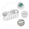 Stainless Steel Multi-Functional Sponge Drainer Rack with Suction Cups Kitchen and Bathroom Sink Organizer for Sponges Brushes