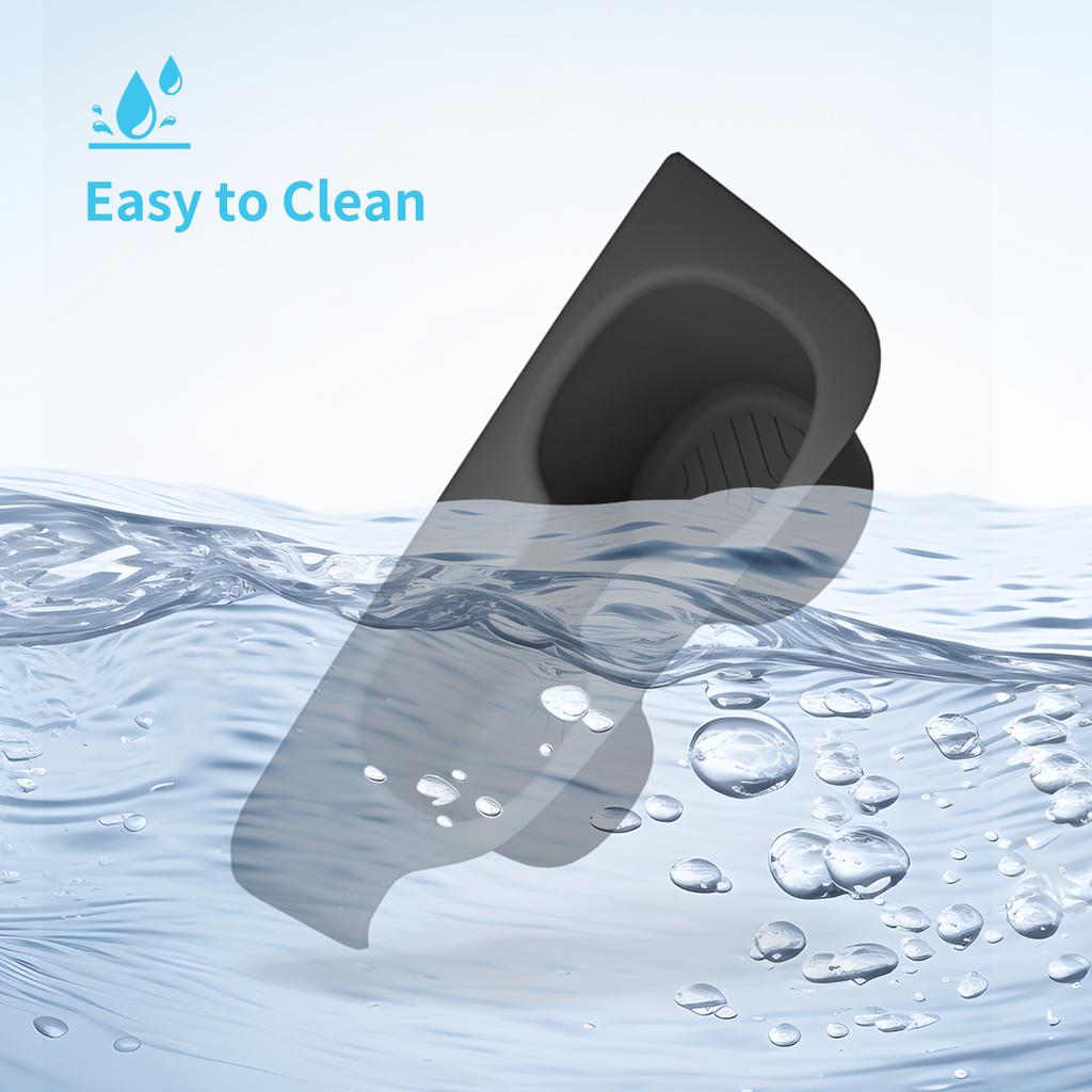For Honda Pilot 2023-2025 Car 3rd Row Cup Holder Inserts Anti-Slip Shock-Absorbing Storage Box Tray Tidying TPE 2PCS