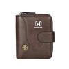 Car Vintage Tower Buckle Wallet Fashion Wallet Bank Card Coin Purse Accessories For Honda Mugen Power Civic Accord CRV Jazz VTEC XK6