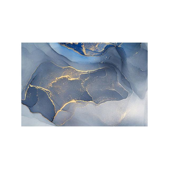 

Мраморная текстура, абстрактный постер, золотой, синий, настенный художественный принт, современный стиль, холст, тушь, картина, скандинавская декоративная картина, домашний декор 21cm×30cm NoFrame