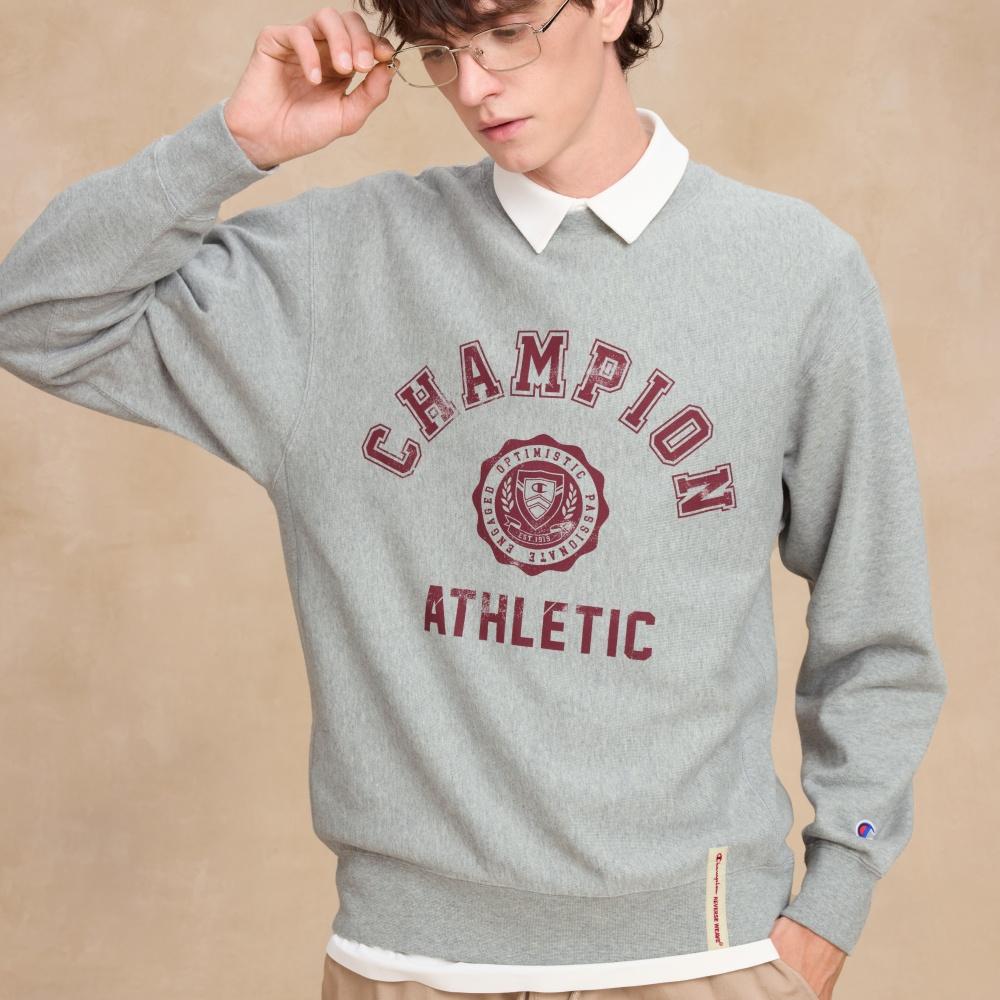 Champion Sweatshirts Unisex Crew Neck Moderate Regular U5CSWSU041