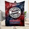 Bayern Munich Poster Personalized Name Blanket Throw Personalized Blanket Soft & Cozy Throw For Livingroom Sofa Bed Seaside All-Season Use