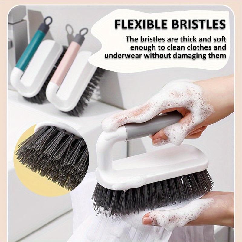 2pcs Scrub Brush, Scrubbing Cleaning Brushes, Heavy Duty Cleaning Brushes with Handle, for Shower, Bathroom