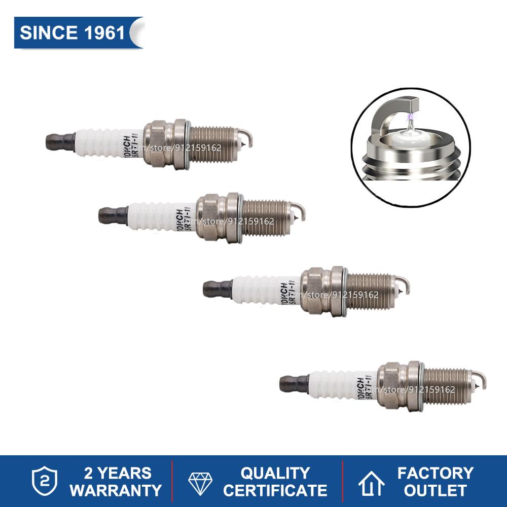 

4-6PCS Iridium Spark Plug TORCH K5RTI-11 Replace for BKR5EIX-11 BKR5EP-11 PFR5G-11 PFR5J-11 BKR5E-11 BKR5ES-11 K16PR-TP11 4 pieces with box