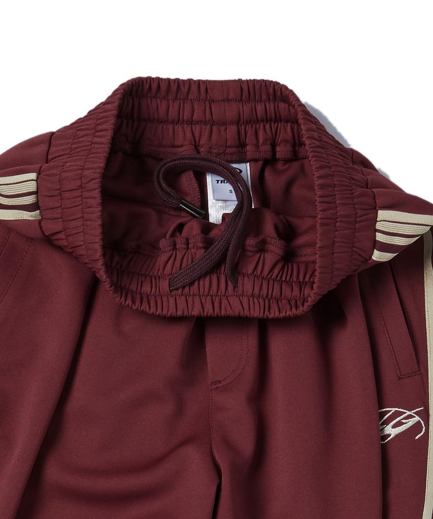 TRAVEL Jersey Track Bermuda Shorts Burgundy