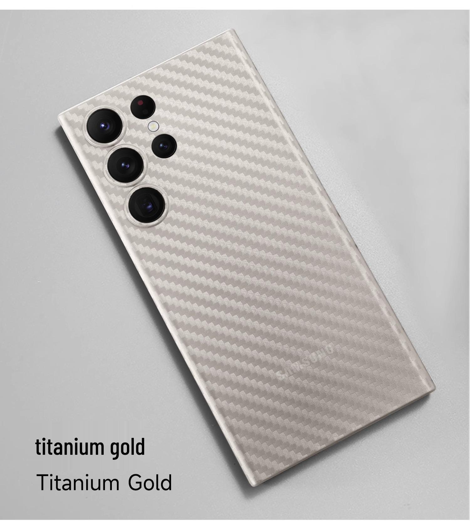 

Совместимо с Samsung S25 Ultra: Ультратонкий чехол для телефона из полипропилена с узором из кевлара и углеродного волокна - Полная защита для S24 и S23 S24 Ultra