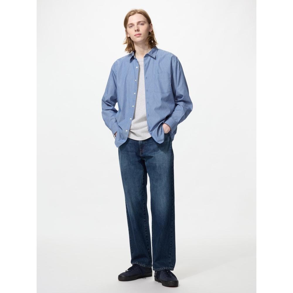 Uniqlo Japan Broad Shirt Stripes Regular Color