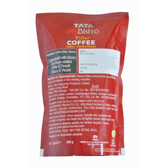 TATA MYBISTRO FILTERKAFFEEPULVER, 2ER-PACK (200 g JE PACKUNG)