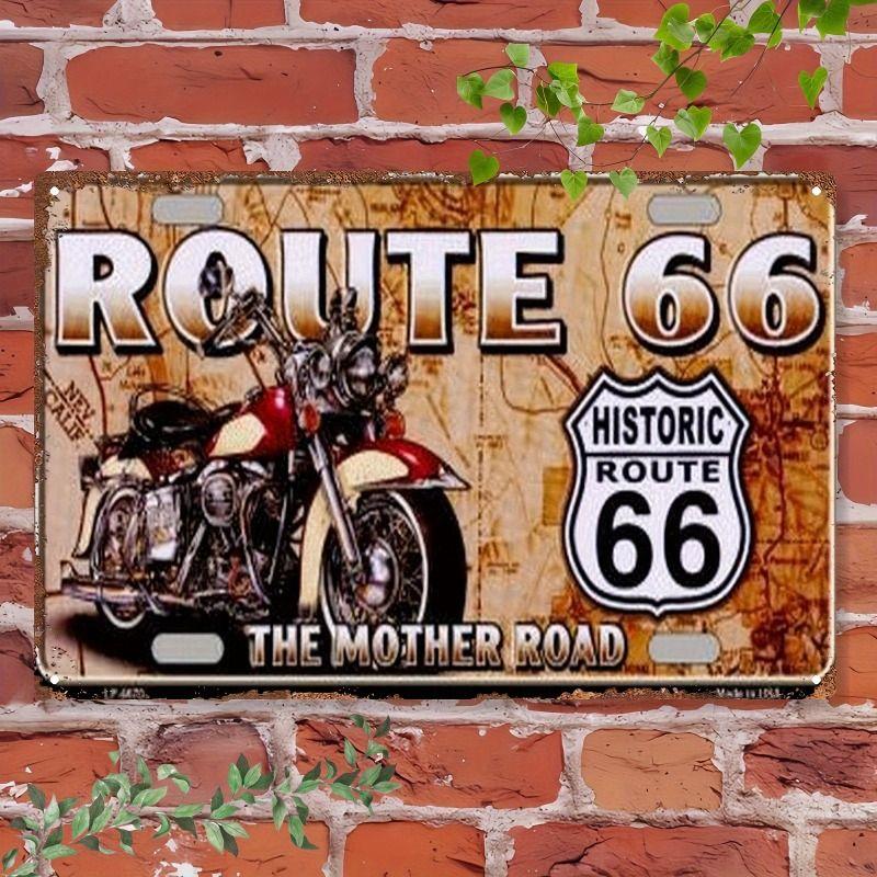 Vintage Female Silhouette Metal Tin Sign for Bar & Garage