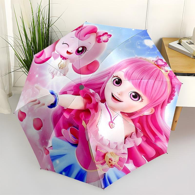 

Princess, Fairy Automatic Opening and Closing, 8 rib Structure Portable Umbrella, Suitable for Men and Women in All Seasons Perfect Gift fo