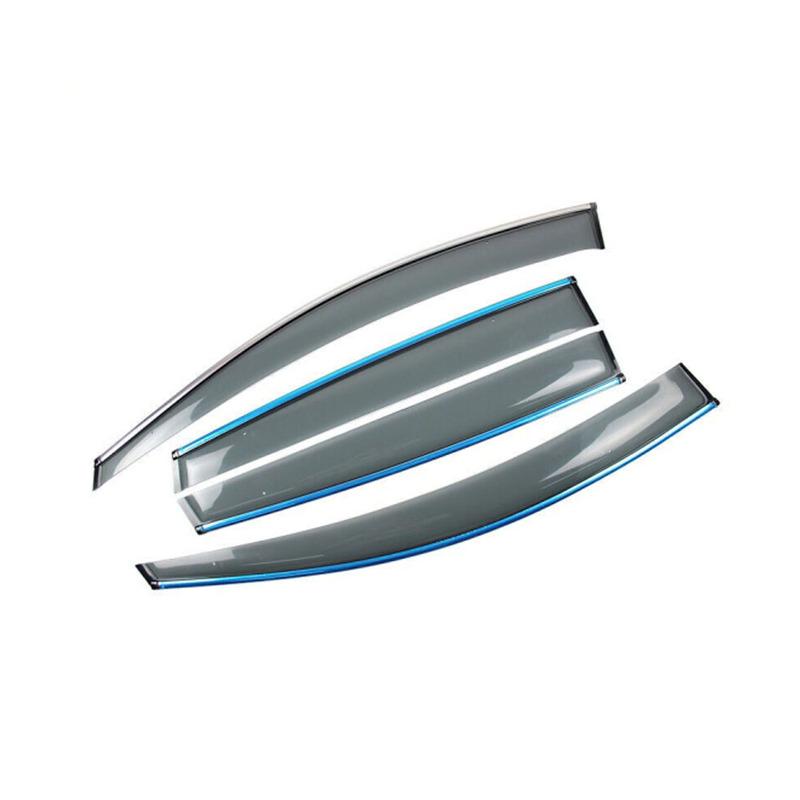 Car Body Cover Stick Lamp Plastic Window Glass Wind Visor Rain/Sun Guard Vent For Honda Civic 10th 2016 2017 2018