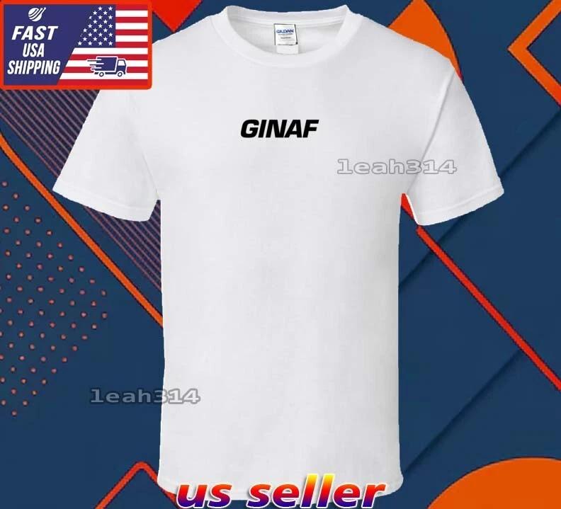 New Shirt Ginaf Cars Logo T-Shirt Funny American Usa Unisex Size S-5XL S
