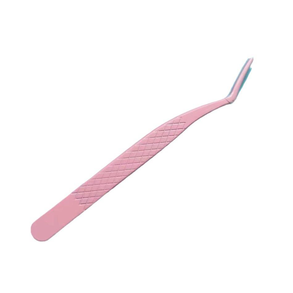 Dolphin Gold Eyelash Tweezers for Professional Application