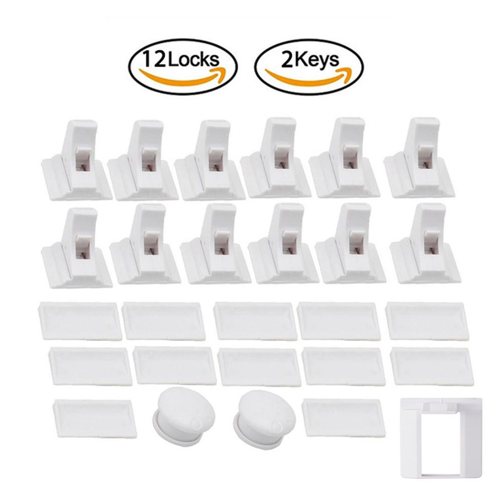 Baby Safety Lock Invisible Lock Kids Security Drawer Latch Cabinet Door Magnetic Child Safety Lock Limiter  Children Protection