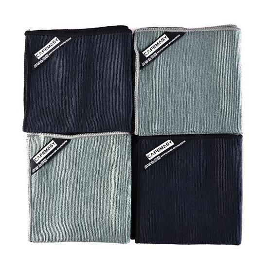 

4Pcs Barista Absorbent Towel Super Multi Functions Thick Bar Coffee Machine Cleaning Cloth A