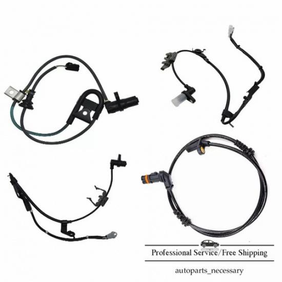 4X Front & Rear ABS Speed Sensor Set For Toyota Highlander RX330 RX350 RX400h