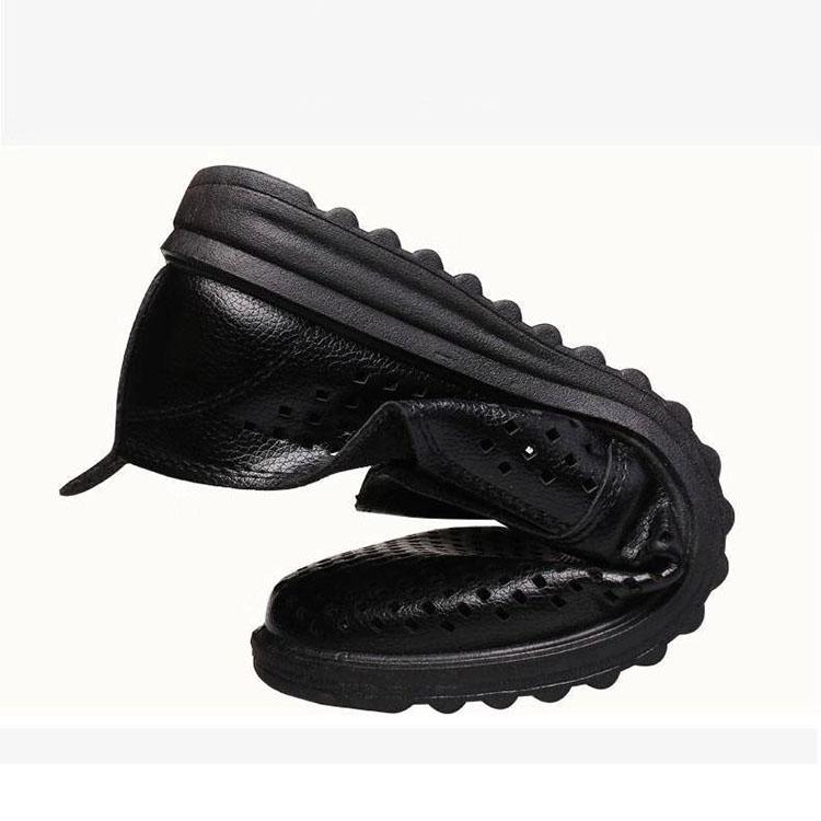 Дышащая мужская кожаная обувь — фото 6