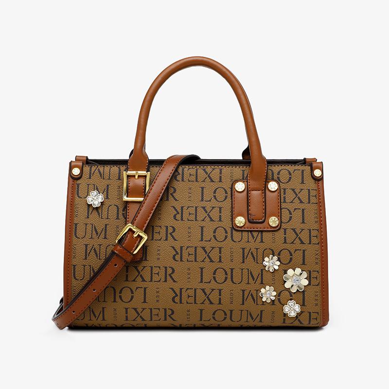 

Baobao 2023 Новая легкая роскошная и роскошная женская сумка с темпераментным принтом, большая вместительная сумка через плечо на одно плечо M