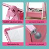 Kids' Double-Sided Magnetic Blackboard & Whiteboard: Erasable Drawing & Writing Stand with Coloring and Graffiti Features