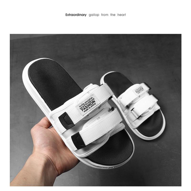 Hausschuhe für Herren, Sommerkleidung, koreanische Version für Paare, rutschfester Strandtrend, coole Hausschuhe im Hongkong-Stil