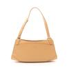 Used Shoulder Bag Leather Beige Used Women