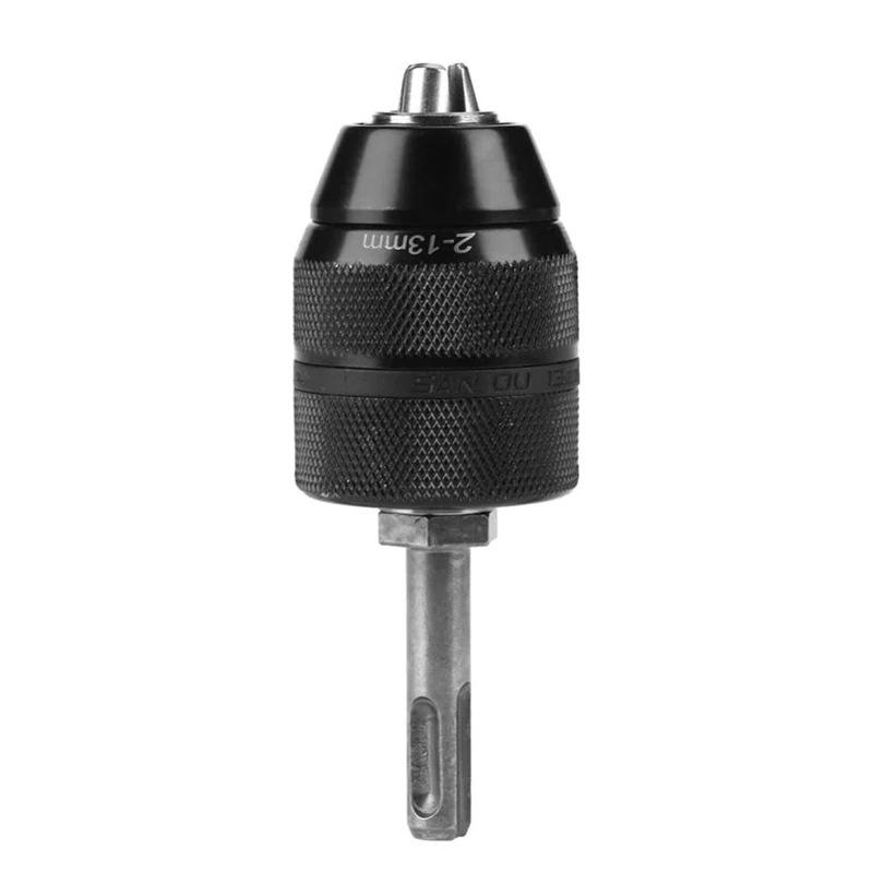 SDS-Metallbohrfutter 2-13 mm selbstspannendes elektrisches Hammergriff-Umrüstfutter Dreibacken