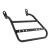 Motorcycle Side Mount Saddlebag Support Bracket 12mm Iron Matte Black Stylish Look Storage Bag Frame Bracket Holder