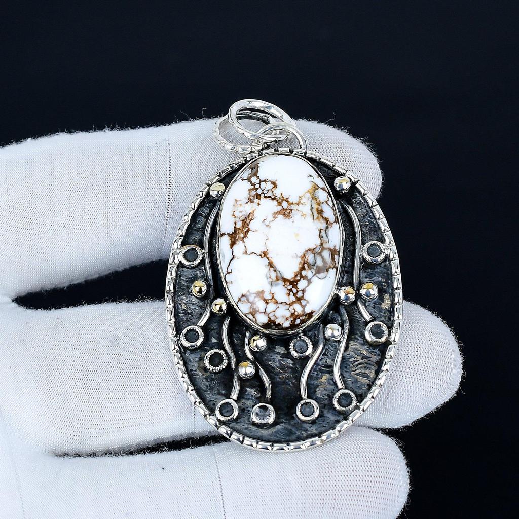 Wild Horse Jasper Pendant, 925 Sterling Silver Handmade Jewelry, Wild Horse Jasper Silver Pendant, Party Wear Jewelry For Women's, Pendant Gift