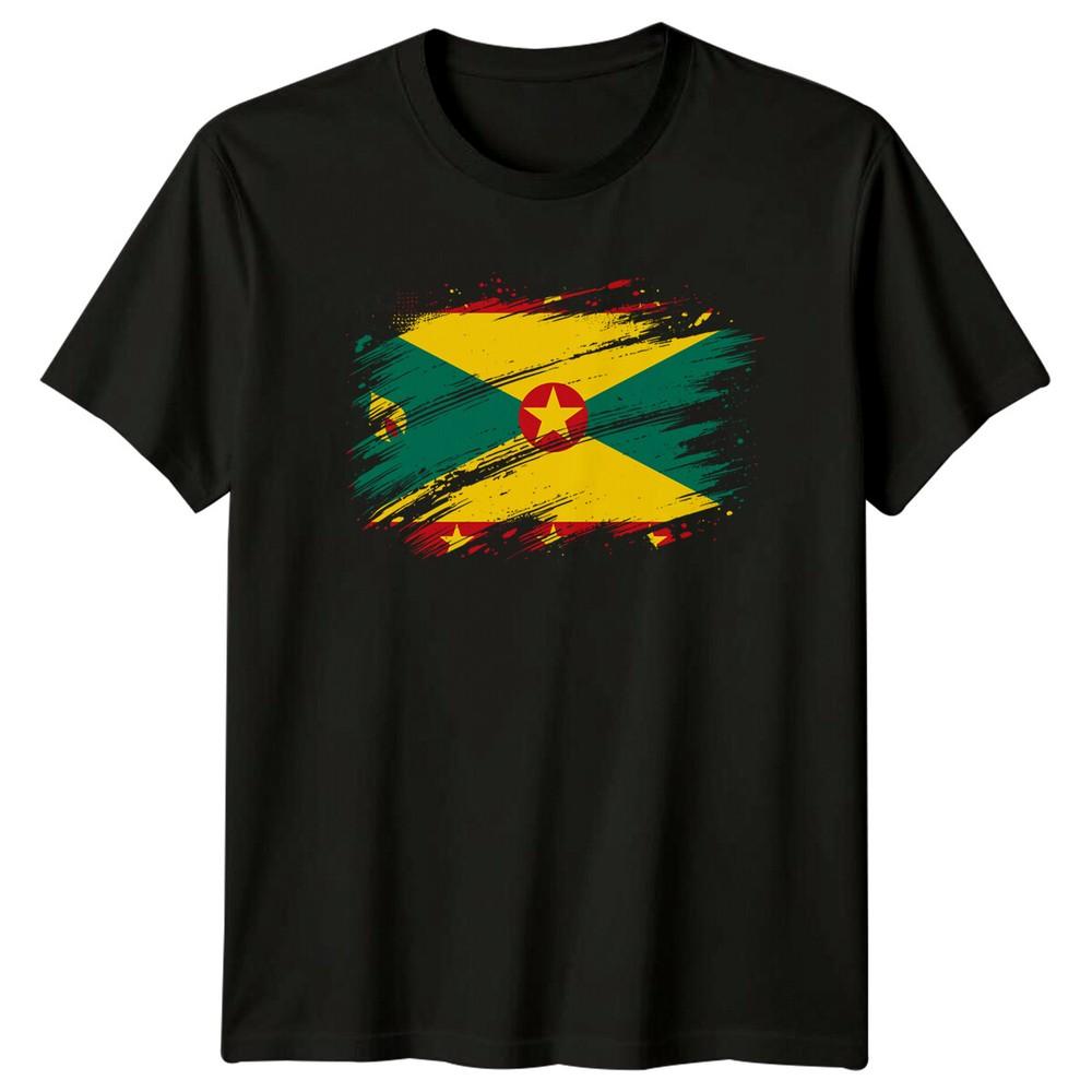 Grenada Flag Travel Souvenir Mens TShirt Womens Graphic Tee Unisex Top Unisex T-Shirt XXL