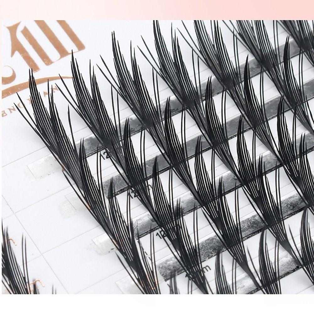 Tower Top False Eyelashes 12 Rows Premade Fan Lashes Natural Eyelashes Extensions  Women