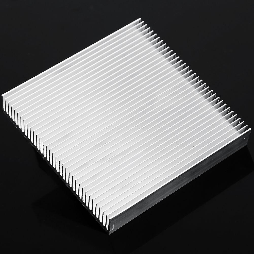 Vysoce kvalitní chladič 90x90x15mm Hliníkový chladič Extrudovaný chladič pro LED Elektronický chladič integrovaného obvodu chlazení