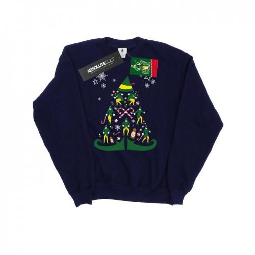 

Elf Womens/Ladies Christmas Tree Sweatshirt L