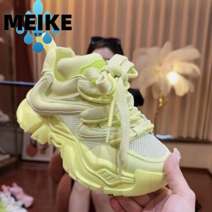 

Little white shoes women s 2025 new women s shoes versatile shoes women s summer breathable mesh platform casual sports board shoes 40 зелёный