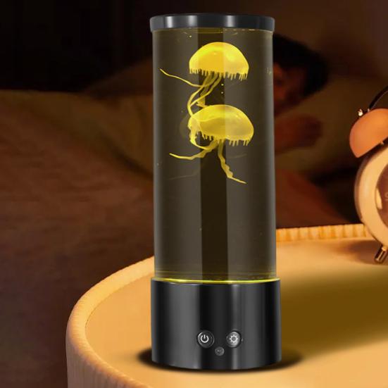 LED Jellyfish Lamp 17 Color Setting Jellyfish Aquarium Light with Remote Control Fantasy Tank Table Lamp Ultra-Silent Night Lights for Home