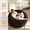 4FT Bean Bag, Bean Bag Chair, Sofa for Adults, Soft and Comfortable Reading Chair, Suitable for Bedrooms, Balconies and Other Places