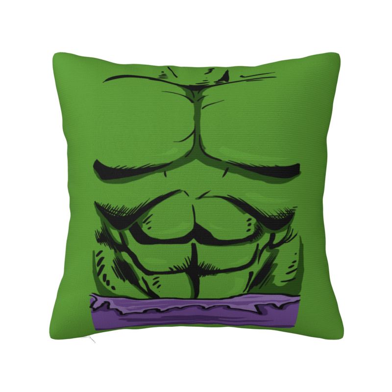 Custom Hulk Cushion Cover 45x45cm Velvet Modern Pillows