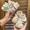 Baby Sock Shoes Autumn and Winter Baby Girls Boys Ankle-covered Style 0-1 Year Old Anti Slip Fashion Design Newborn Infant Shoes