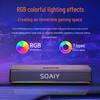 SOAIY RGB Desktop Gaming Speaker with Bluetooth