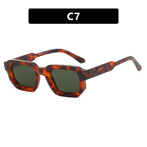 Fashion Big Frame Double Beam Sunglasses Female High-end Sense of European and American Classic Sunglasses Driving Sunscreen Sunglasses