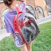 Portable Large Capacity Cat Capsule Backpack - Transparent Pet Carrier