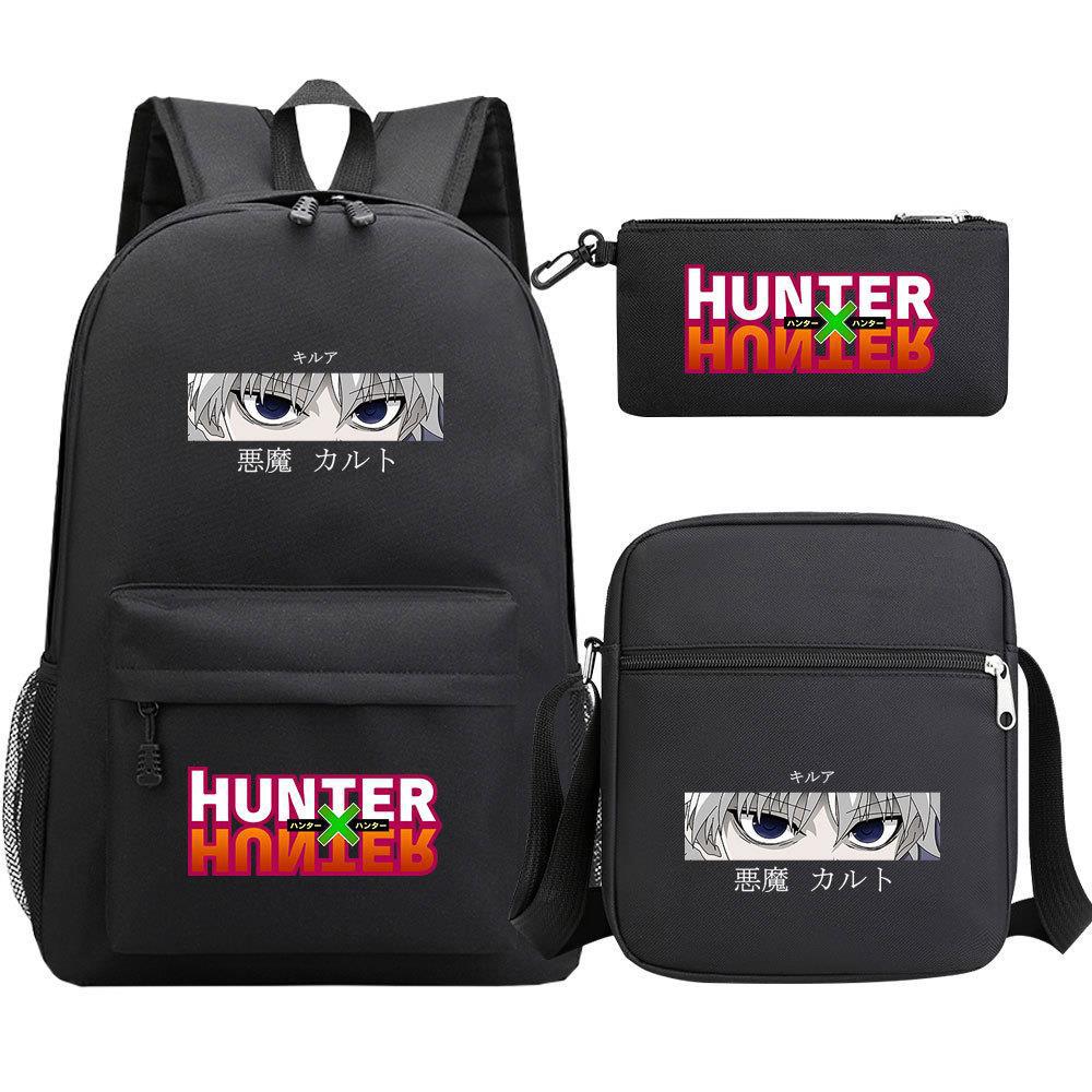 Animation, Full-Time Hunter, Young Students, School Bags, Men'S And Women'S Leisure Travel, Backpacks, Trendy Computer Bags