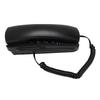 Wall Mount Phone Corded Volume Adjustable Ringer Redial Wall Telephone for Hotel Office Black