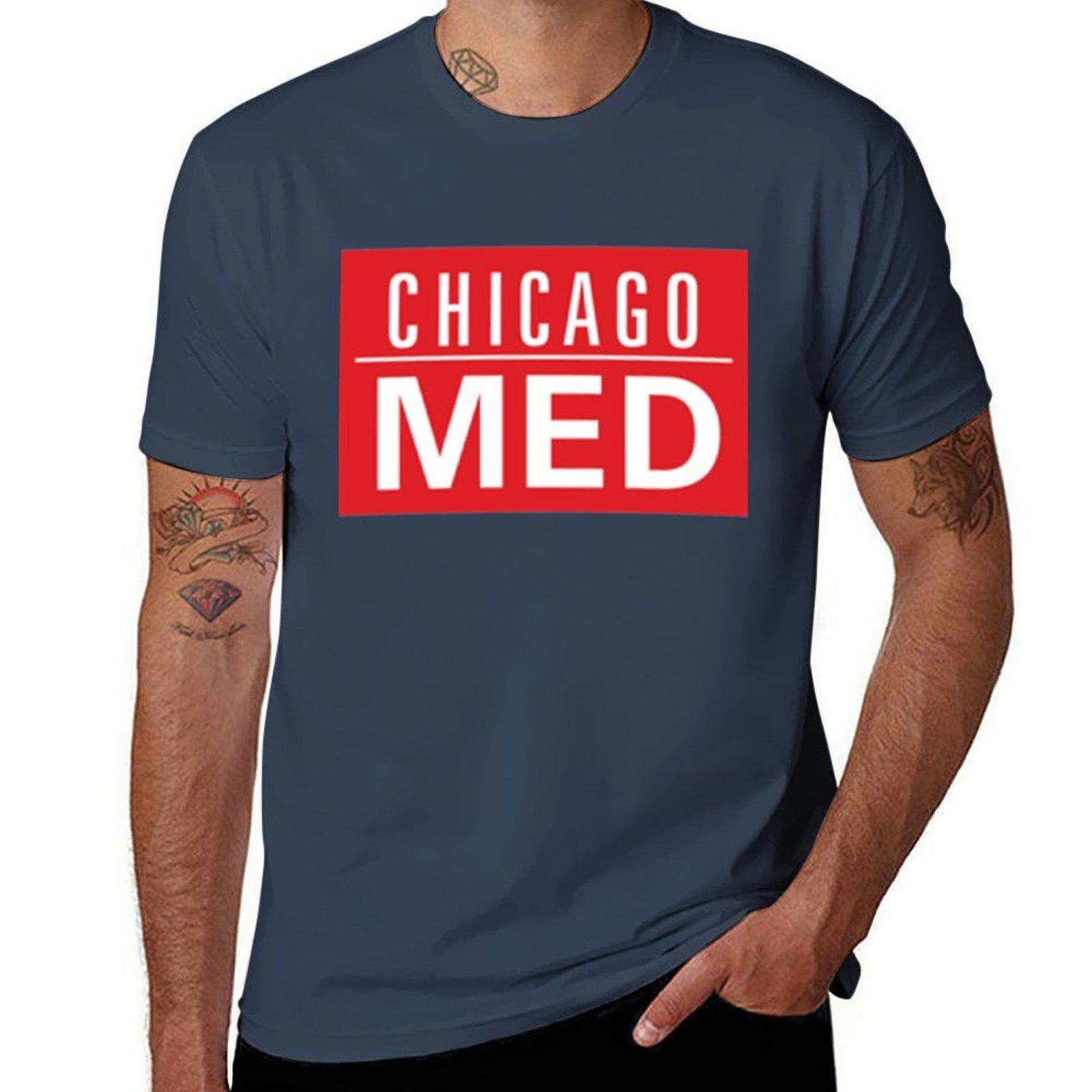 Chicago Med Long TShirt Trendy Casual Short Sleeve Shirt S