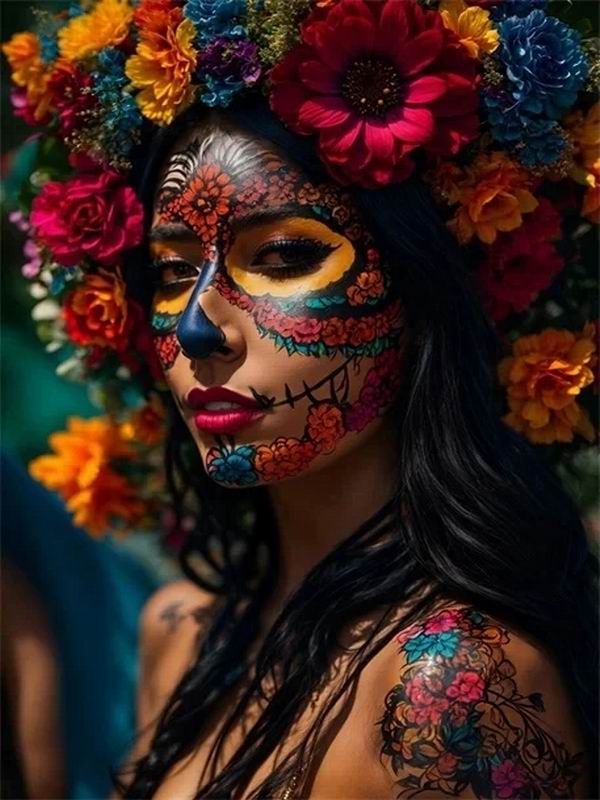 Diamantová malba Nová kolekce 2024 African Woman Diy Plně Čtvercový kulatý vrták Kamínkové vyšívání Fantasy Girl Mozaika Sady křížkového stehu