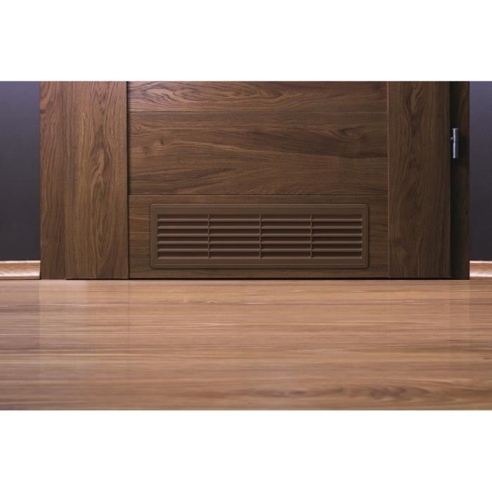 120x440mm Porte Intérieure En Plastique Ventilation Grille D'évacuation D'air Collier Blanc Couleur